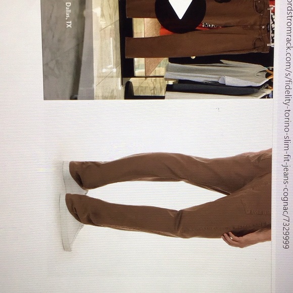 New Fidelity Torino Brown Denim Jeans. Men’s 38 - Picture 3 of 7